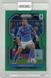 2020-21 PANINI Chronicles Prizm Serie A Green Prizm Parallel SSC Napoli Fabian Ruiz 5/5 Last Number Card