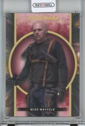 2022 Topps Star Wars Masterwork  Migs Mayfeld Base/Red/#3 9/25