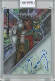 2022 Topps Star Wars Masterwork  Jim Cummings as Hondo Ohnaka Autographs/Rainbow Foil 25/50