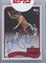 2018 Topps WWE Heritage  Bayley Autograph 45/99