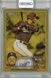 2023 Topps Gilded Collection Los Angeles Dodgers Michael Busch Base Cast in Gold #163 RC(ROOKIE YEAR!) 089/199