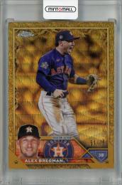 2023 Topps Gilded Collection Houston Astros Alex Bregman Wave Gold Etch #30(パラレル版) 51/75