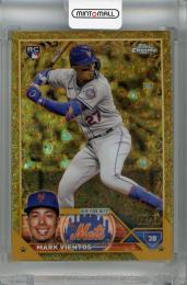 2023 Topps Gilded Collection New York Mets Mark Vientos Mini-Diamond Gold Etch #144 (パラレル版) RC(ROOKIE YEAR!) 28/50