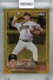 2023 Topps Gilded Collection Houston Astros Craig Biggio Mini-Diamond Gold Etch #24 (パラレル版)(Lastナンバー!) 50/50