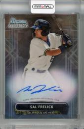 2022 Bowman Sterling Milwaukee Brewers Sal Frelick Prospect Autographs #PA-SF