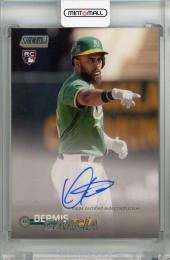 2023 Topps Stadium Club Oakland Athletics Dermis Garcia Base Autographs #SCBA-DG RC(ROOKIE YEAR!)