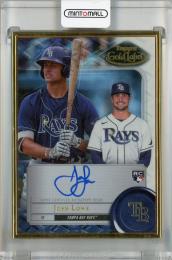 2022 Topps Gold Label Tampa Bay Rays Josh Lowe Framed Autographs #FA-JL RC(ROOKIE YEAR!)