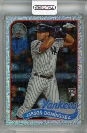 2024 Topps Series 1 New York Yankees Jasson Dominguez 1989 Topps Baseball Chrome Silver Packs #T89C-33 RC(ROOKIE YEAR!)