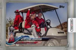 2018 Topps Update  Justin Upton / Shohei Ohtani / Mike Trout Next Stop, Stardom #US158