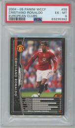 2004-05 Panini WCCF European Clubs  Cristiano Ronaldo #59 【PSA6】