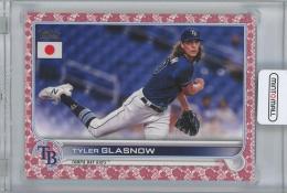 2022 TOPPS Japan Edition Cherry Blossoms #58 / TYLER GLASNOW(Tampa Bay Rays) 【34/99】