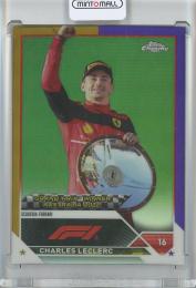 2023 Topps Chrome Formula 1 Racing  Charles Leclerc Base/GRAND PRIX WINNERS/Gold&Purple/#146