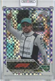 2023 Topps Chrome Formula 1 Racing  Lando Norris Base/F1 DRIVERS/Purple Checkers Flag/#34 94/199