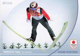 2024 EPOCH TEAM JAPAN WINTER OLYMPIANS #8 竹内択(スキー・ジャンプ) レギュラーカード