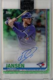 2019 Topps Clearly Authentic  Danny Jansen Autographs Green RC #CAADJ 92/99