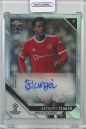 2021-22 Topps Chrome UEFA Champions League  Anthony Elanga Chrome Autographs