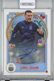 2023 Topps Argentina Fileteado  Lionel Scaloni First Team Autographs