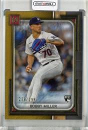 2023 Topps Museum Collection Los Angeles Dodgers Bobby Miller Gold 236/299