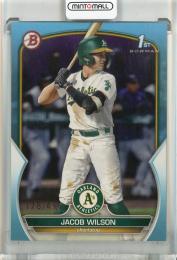 2023 Bowman Draft Oakland Athletics Jacob Wilson Sky Blue 178/499