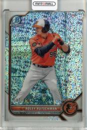 2022 Bowman Chrome Prospects Baltimore Orioles Adley Rutschman Speckle Refractors 292/299