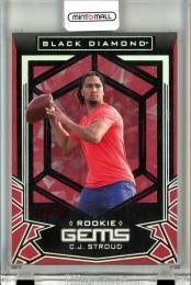 2023 Upper Deck Goodwin Champions Football C.J.Stroud BDRG-CS Black Diamond Rookie Gems Red Light FX Parallel 095/100