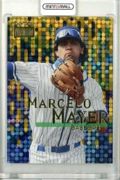 2022 Upper Deck Skybox Metal Universe Champions Baseball Marcelo Mayer S-34 Skybox Premium Star Topaz 101/150