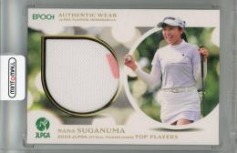 EPOCH 2023 JLPGA OFFICIAL TRADING CARDS TOP PLAYERS  菅沼菜々 メモラビリアカード (ウエア) 34/50