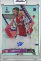 2022-23 Topps Finest UEFA Club Competitions Soccer  Youri Regeer Base Autographs/RC