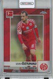 2020-21 Topps Chrome Bundesliga Soccer  Levin Oztunali Base/Red/#72 8/10