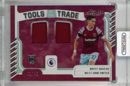 2022-23 Panini Chronicles West Ham United Nayef Aguerd  Absolute Tools of the Trade Premier League #23 RC ※表面角ダメージあり(ROOKIE YEAR!) 41/49