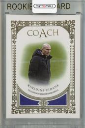 2022-23 Futera Unique World Football France Zinedine Zidane Coach Relics #CH20 02/22