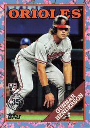 2023 Topps Japan Edition #88B-22 Gunnar Henderson インサートカード 1988 Topps Cherry Tree RC