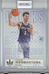 2023-24 Panini Court Kings  Victor Wembanyama Works In Progress RC #2