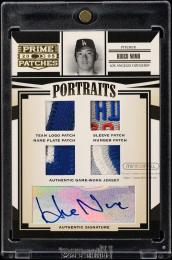 2005 Donruss Prime Patches #73 Hideo Nomo Portraits Autograph Quad Swatch Prime B-J-J-P【1/1】 Los Angeles Dodgers