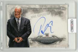 2015 TOPPS WWE Undisputed Autograph Paul Heyman