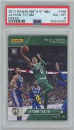 2017-18 PANINI Instant Green #168 NBA All Rookie First Team / JAYSON TATUM(Boston Celtics) 【10 of 10】 [PSA8/NEAR MINT-MINT]