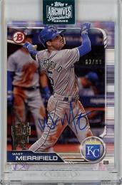2024 Topps Archives Signature Series Active Player Edition  Whit Merrifield Autographs #45 63/99