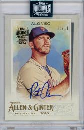 2024 Topps Archives Signature Series Active Player Edition  Pete Alonso Autographs #34 10/11