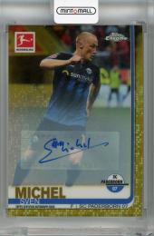 2019-20 Topps Chrome Bundesliga SC Paderborn 07 Sven Michel Autographs Gold #8(パラレル版) 11/50