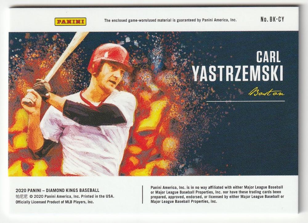 2020 PANINI Diamond Kings Bat Kings / CARL YASTRZEMSKI(Boston Red Sox)