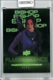2024 UPPER DECK MARVEL STUDIOS’ SERIES 1 – Disney+ Hailee Steinfeld as Kate Bishop Fluorescence Green Parallel/Hawkeye/#F-7【14/15】(初期傷アリ)