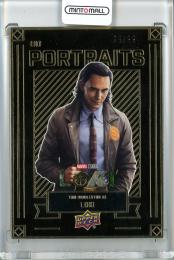 2024 UPPER DECK MARVEL STUDIOS’ SERIES 1 – Disney+ Tom Hiddleston as Loki  UD Portraits Gold Parallel/Loki Season1/#P24【79/99】