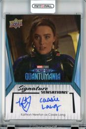 2024 UPPER DECK MARVEL STUDIOS' SERIES 2 -Cinematic Kathryn Newton as Cassie Lang  Signature Sensations/Auto/Ant-Man and the Wasp: Quantumania/#SS-KN