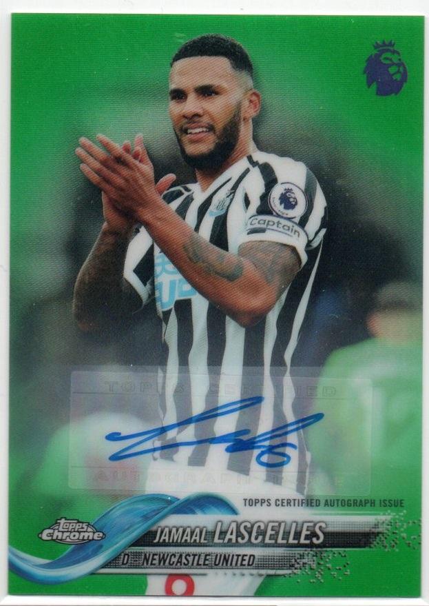 ミントモール Mint 池袋店 18 19 Topps Chrome Premier League Green Parallel Autograph Jamaal Lascelles 67 99 ミントモール Mint 池袋店 18 19 Topps Chrome Premier League Green Parallel Autograph Jamaal Lascelles 67 99