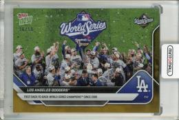 2025 Topps Now Los Angeles Dodgers Gold Foil #929【36/50】 Los Angeles Dodgers