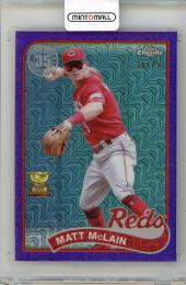 2024 TOPPS Series2 Matt Mclain 1989 Topps Silver Pack Chrome Purple Refractors #2T89C61【35/75】 Cincinnati Reds