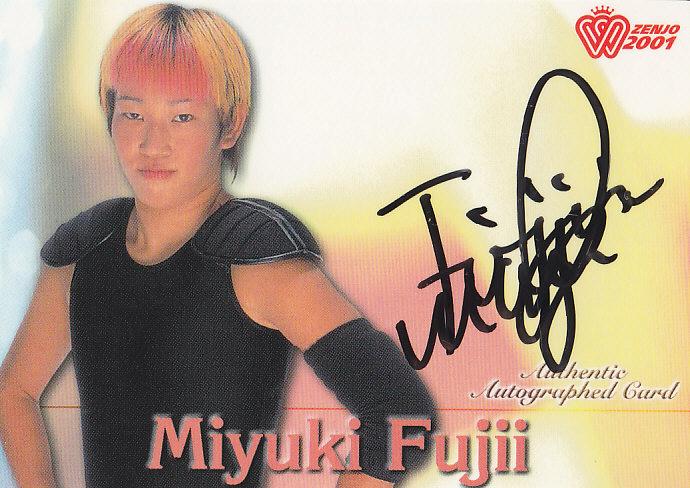 ミントモール Mint 浦和店 01 さくら堂 全日本女子プロレス 藤井巳幸 直筆サインカード