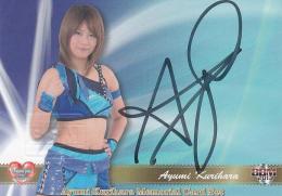 2013 BBMプロレス 栗原あゆみ&華名 200枚限定直筆サインカード
