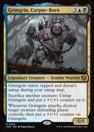 【未使用】MTG　死体生まれのグリムグリン　プレイマット 未使用】MTG 死体生まれのグリムグリン プレイマット