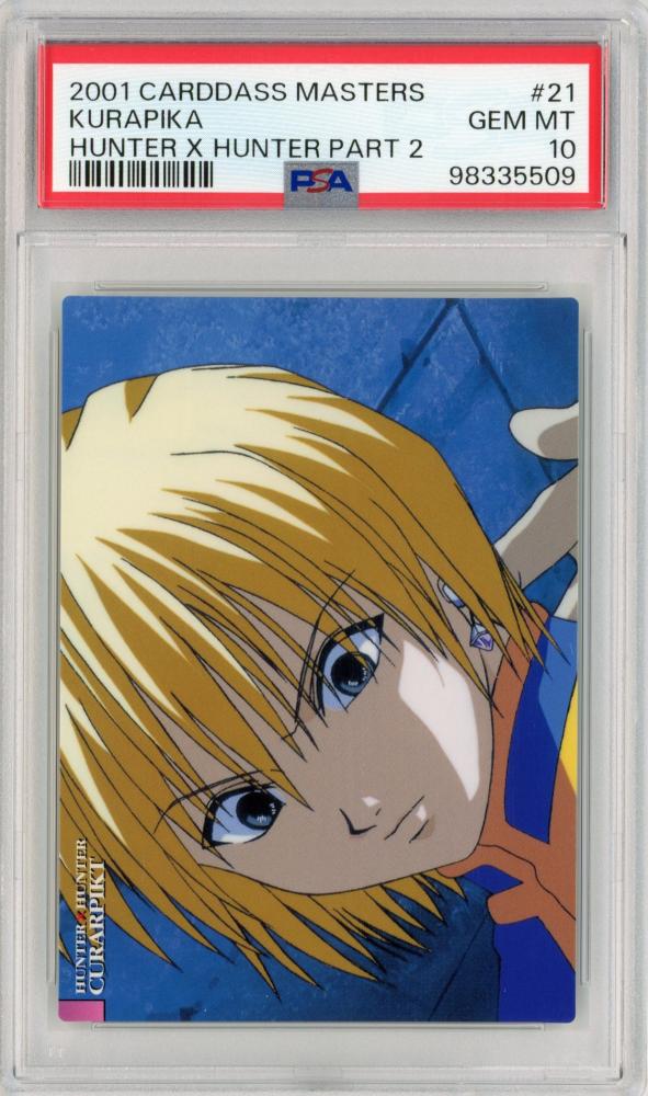 2001  CARDDASS MASTERS HUNTER x HUNTER クラピカ #21【PSA10】